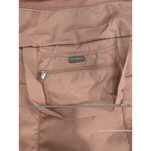 Samsonite Fold Away Duffel Bag Medium 21.5" X 12" X 8" NWT Light Pink